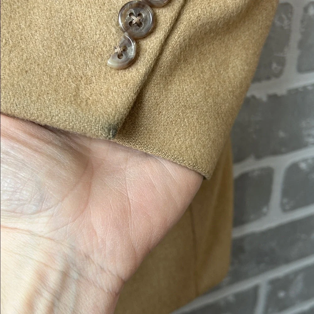 Tailors Row Luxe 100% Camel Hair Blazer | Tan Sport Coat | Mens 40R